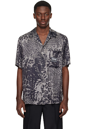 Black & Gray Animalier Shirt