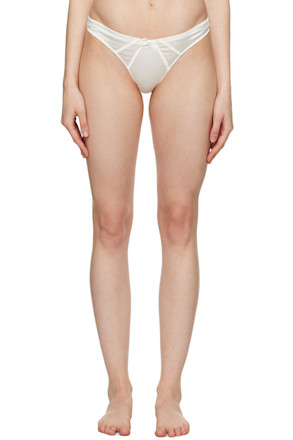 White Mercy Thong