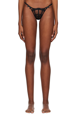 Black Mariann Thong