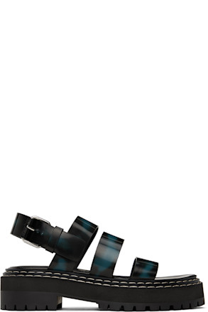 Black Lug Sandals