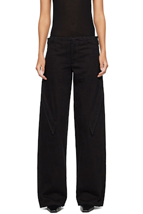 Black Mycelium Jeans