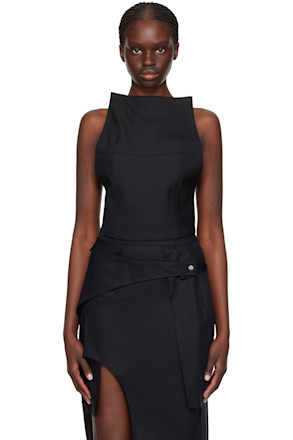 Black Trifid Tank Top