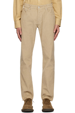 Beige James Trousers