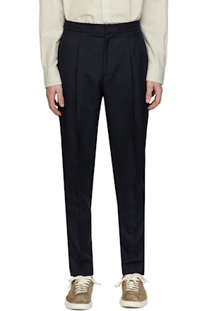 Navy Drew Trousers