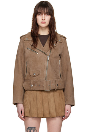 Tan Icon Suede Jacket