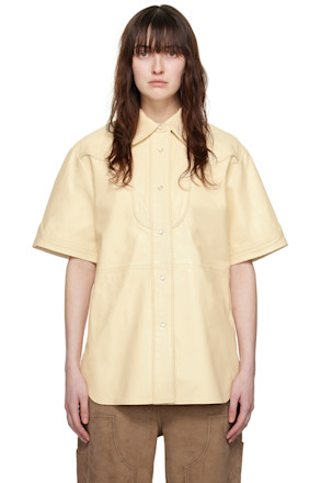 Off-White Saloon Leather Shirt