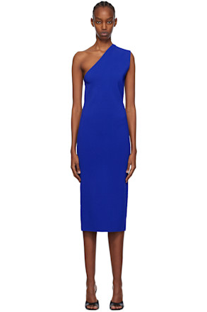 Blue Arriba Midi Dress