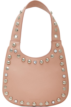 Pink Small Diamanti Saddle Bag