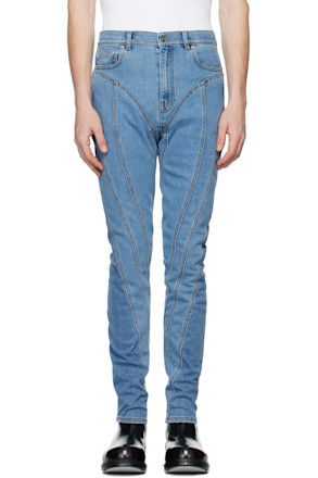 Blue Spiral Jeans