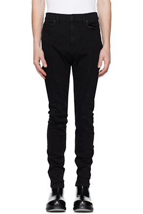Black Spiral Jeans