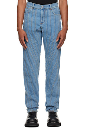 Blue Spiral Jeans