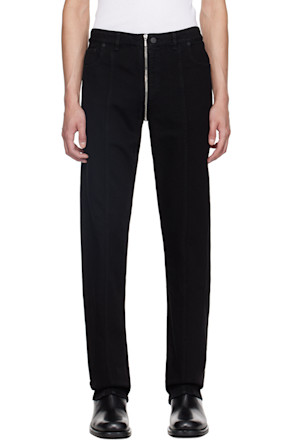 Black Zipped Jeans