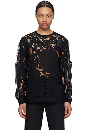 Black 6.0 Left Long Sleeve T-Shirt