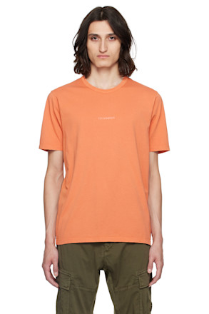 Orange Printed T-Shirt