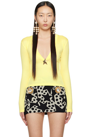 Yellow Star Stud Top