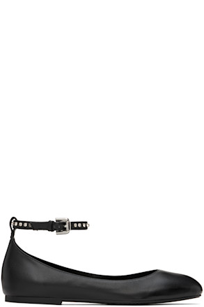 Black Lynette Ballerina Flats