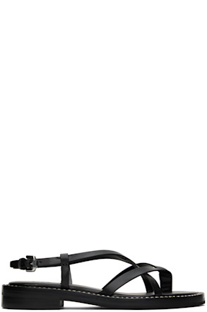 Black Lynette Sandals