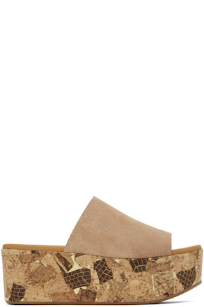 Tan Liana Platform Sandals