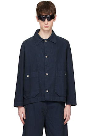 Navy Delivery Denim Jacket