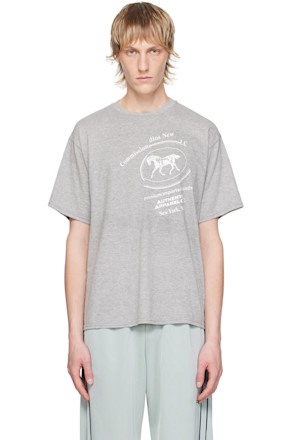 Gray Printed T-Shirt
