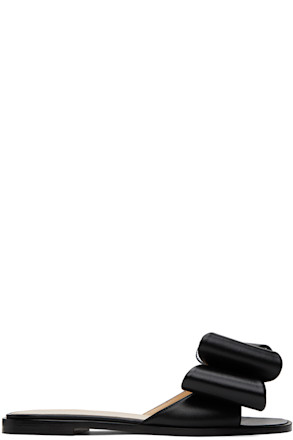 Black 'Le Cadeau' 10 Sandals