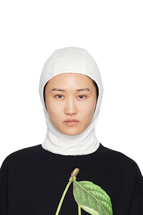 White Crystal-Cut Balaclava