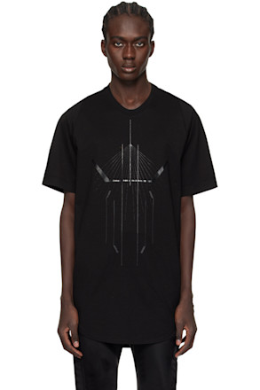 Black Printed T-Shirt