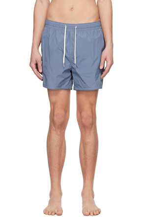 Blue Drawstring Swim Shorts
