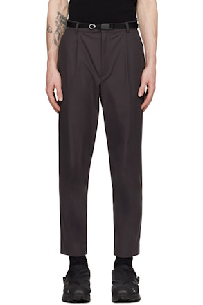 Gray Slim Trousers