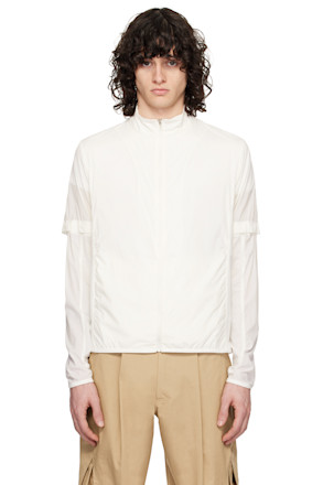 White Convertible Track Jacket