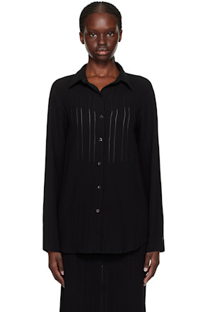 Black Drop Stitch Shirt