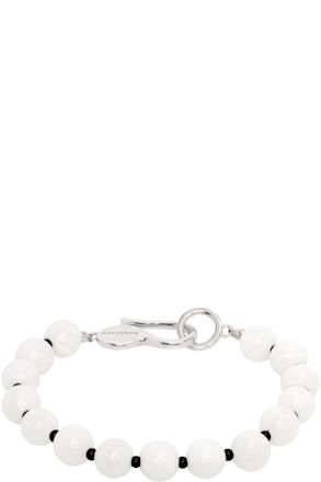 White Mother-Of-Pearl Beads Bracelet