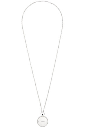 Silver #7729 Pocket Watch Necklace