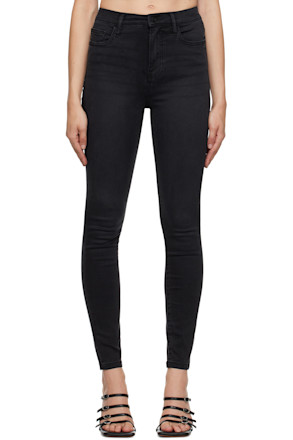 Black 'Le High Skinny' Jeans