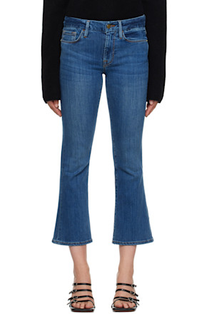 Blue 'Le Crop Mini Boot' Jeans