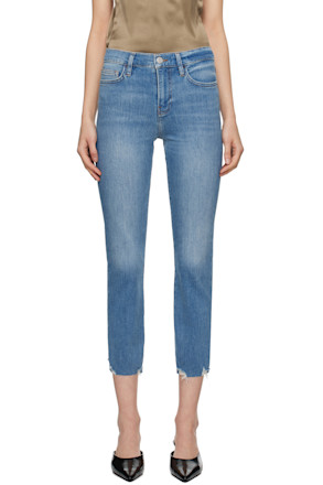 Blue 'Le High Straight' Jeans