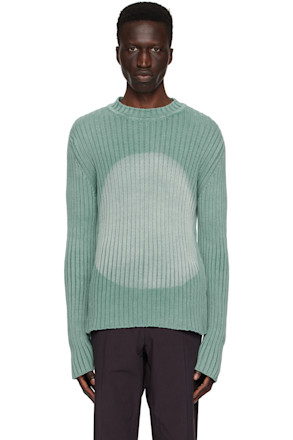 Blue Rib Sweater