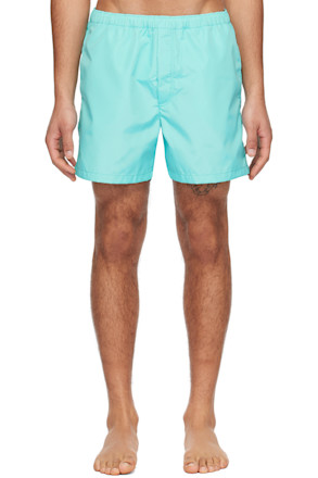 Blue Drawstring Swim Shorts