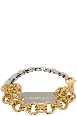 Silver & Gold Multi Chains Bracelet