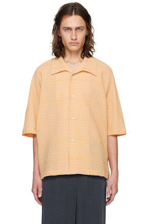 Orange Check Shirt