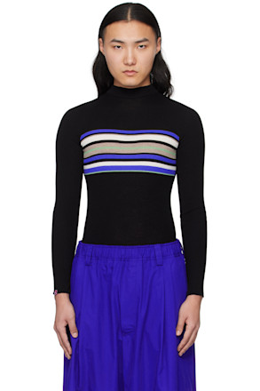 Black Striped Sweater