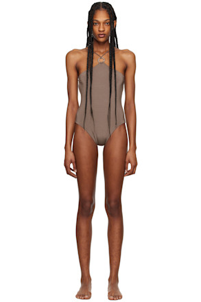 Brown Lina One-Piece Swimsuit
