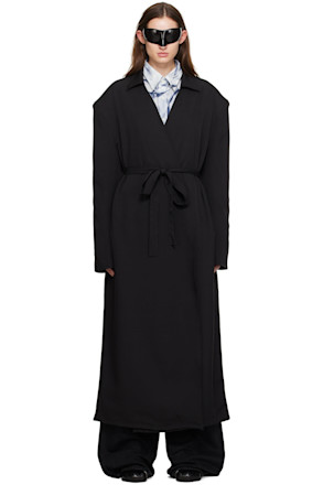 Black Open Coat