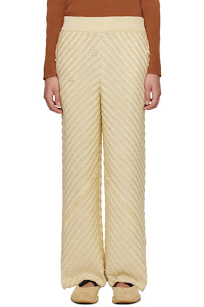 SSENSE Exclusive Beige Trousers