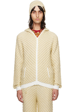 SSENSE Exclusive Beige Hoodie
