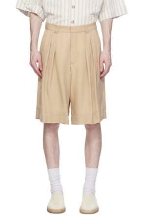 Taupe Wide Leg Shorts
