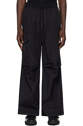 Black Loose Thread Trousers