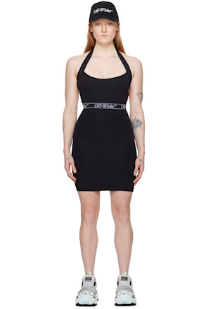 Black Cross Minidress