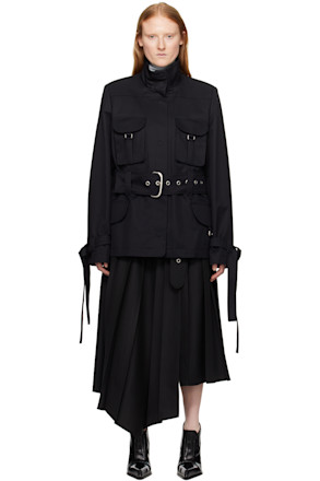 Black Cargo Jacket