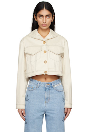 Off-White Cropped Jacket